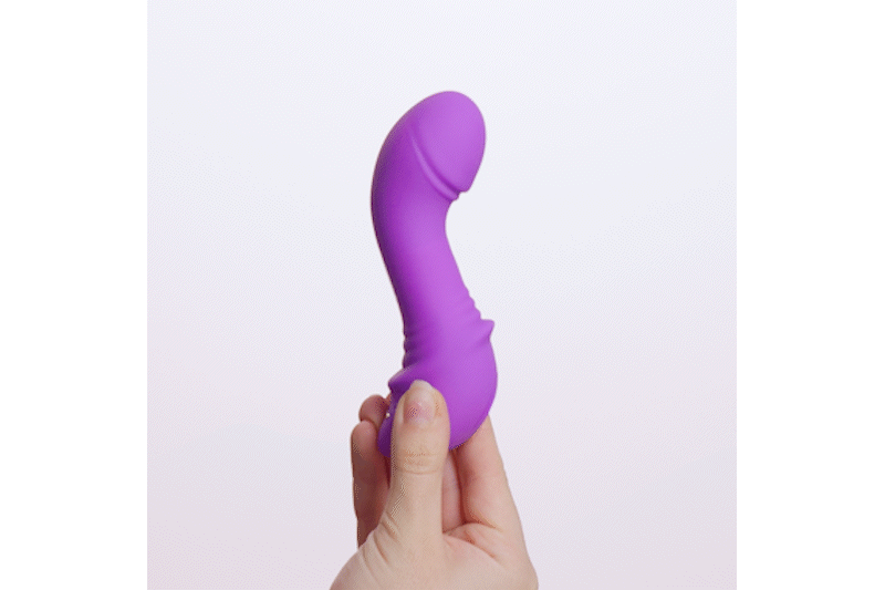 Teazers Stoßende Mini-Vibrator - Lila