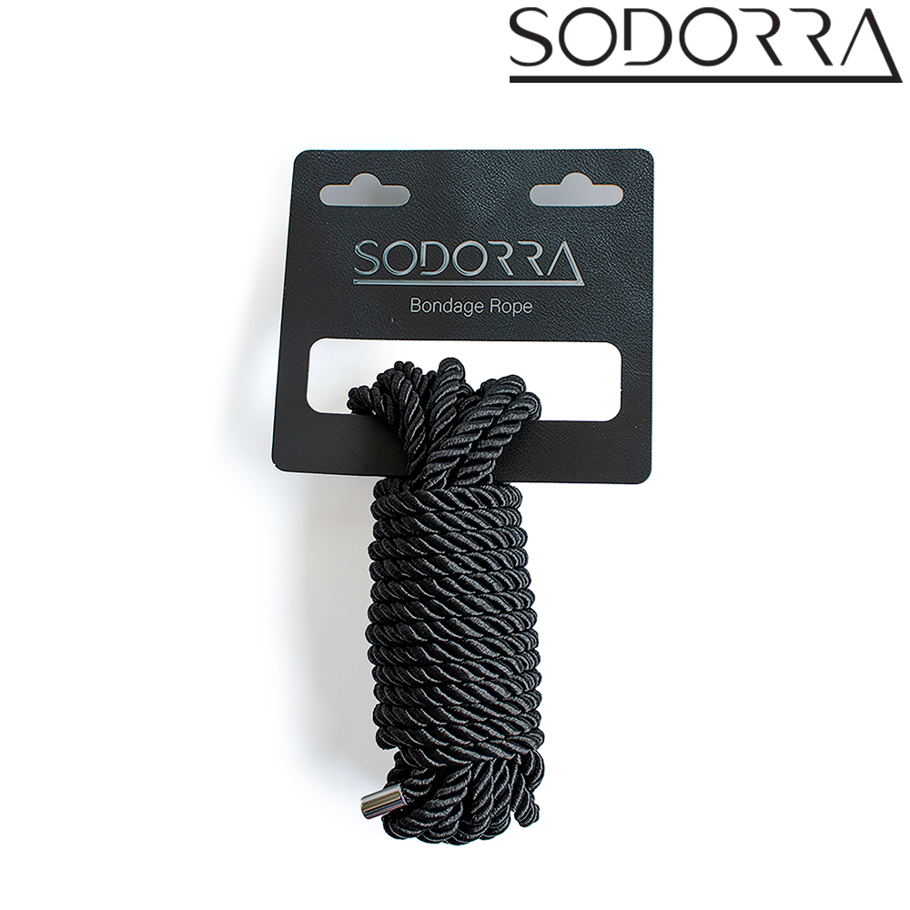 Bondage Seil SODORRA 5 Meter - Schwarz