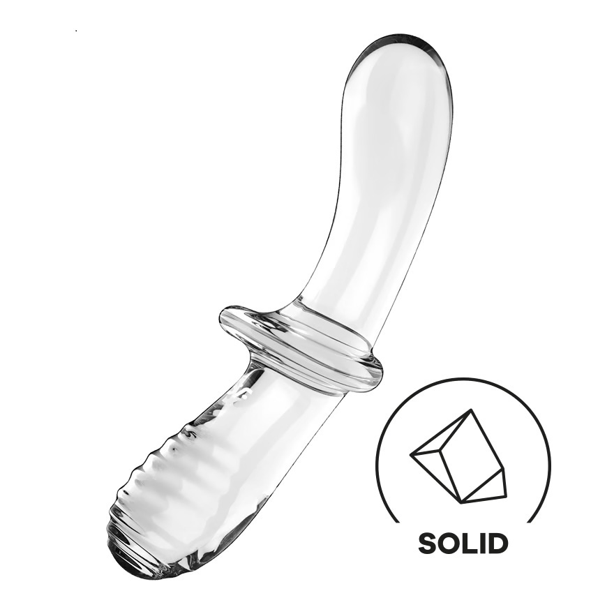 Satisfyer Double Crystal Dildo - Transparent