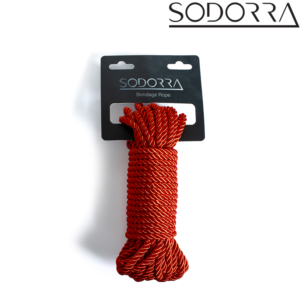 Bondage Seil SODORRA 10 Meter - Rot