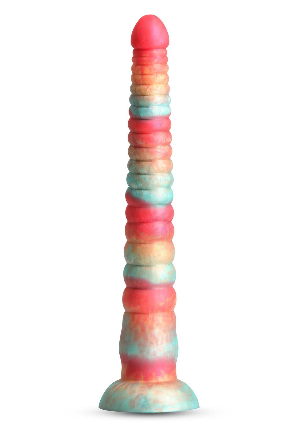 Stacked Dildo 30.6 cm - Rot/Gold