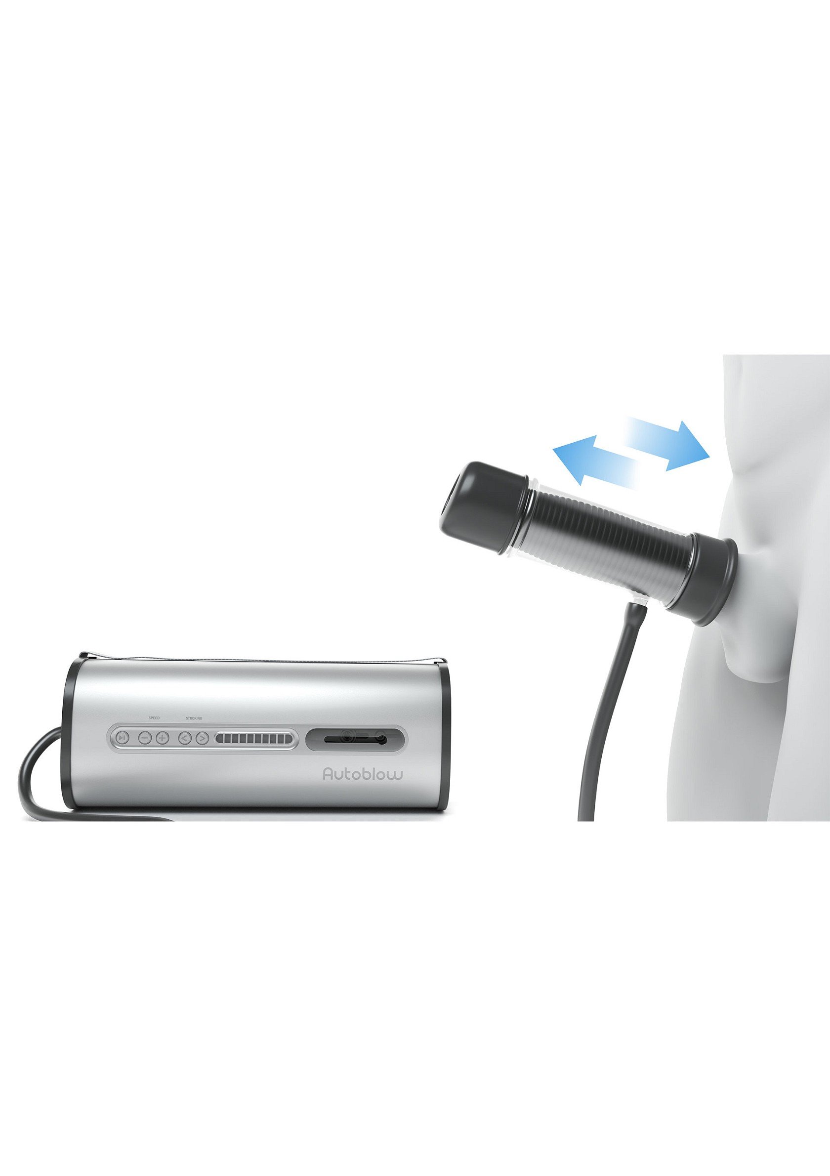 Autoblow VacuGLIDE Melkmaschine - Silber