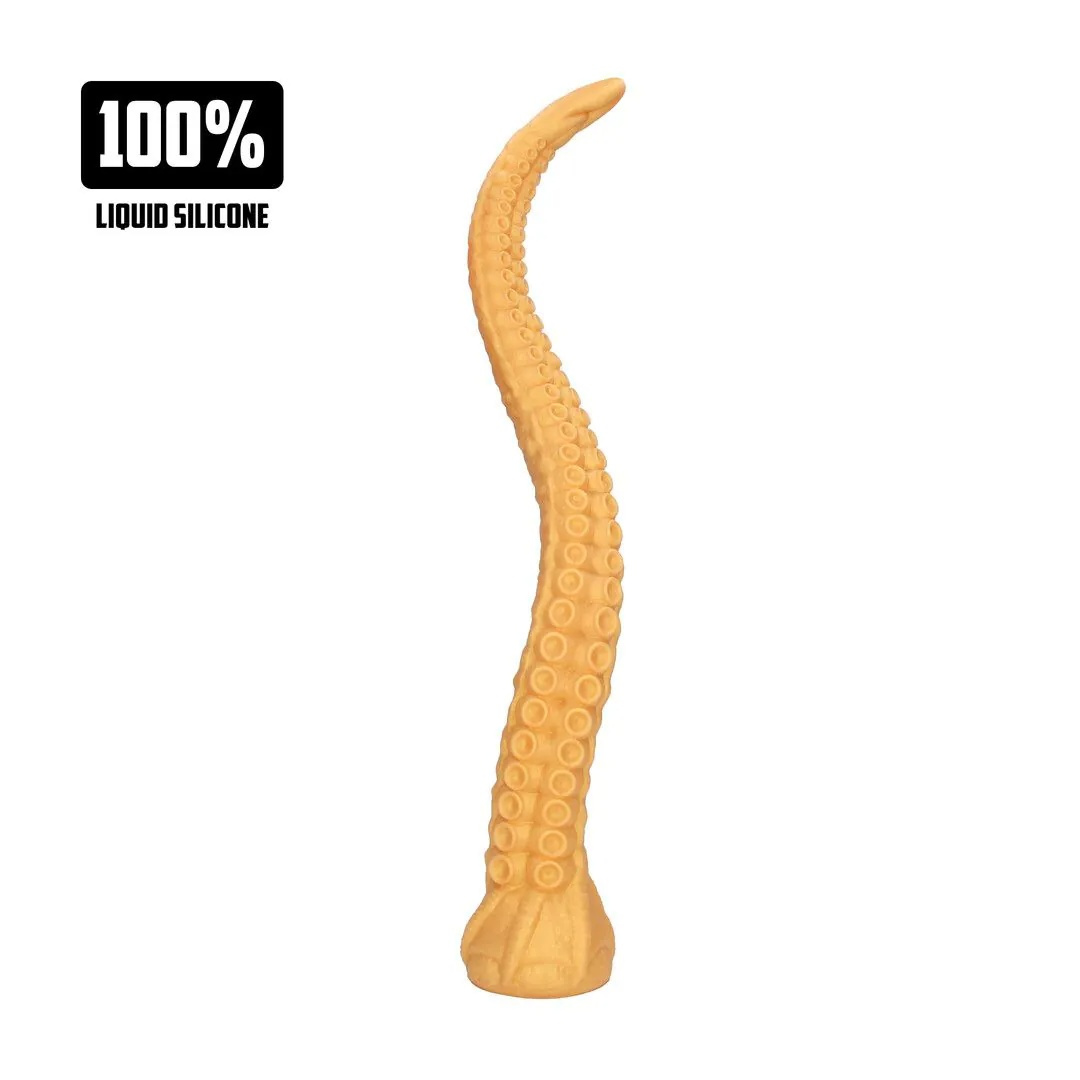 Monster Tentakel Dildo Anal Snake 55 cm - Gold
