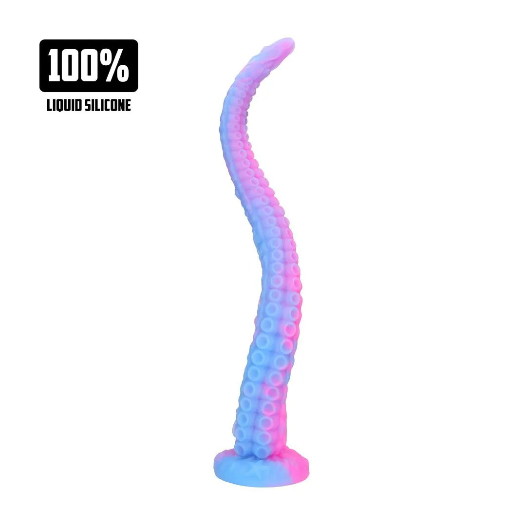 Monster Tentakel Dildo Anal Snake 50 cm - Lila/Blau