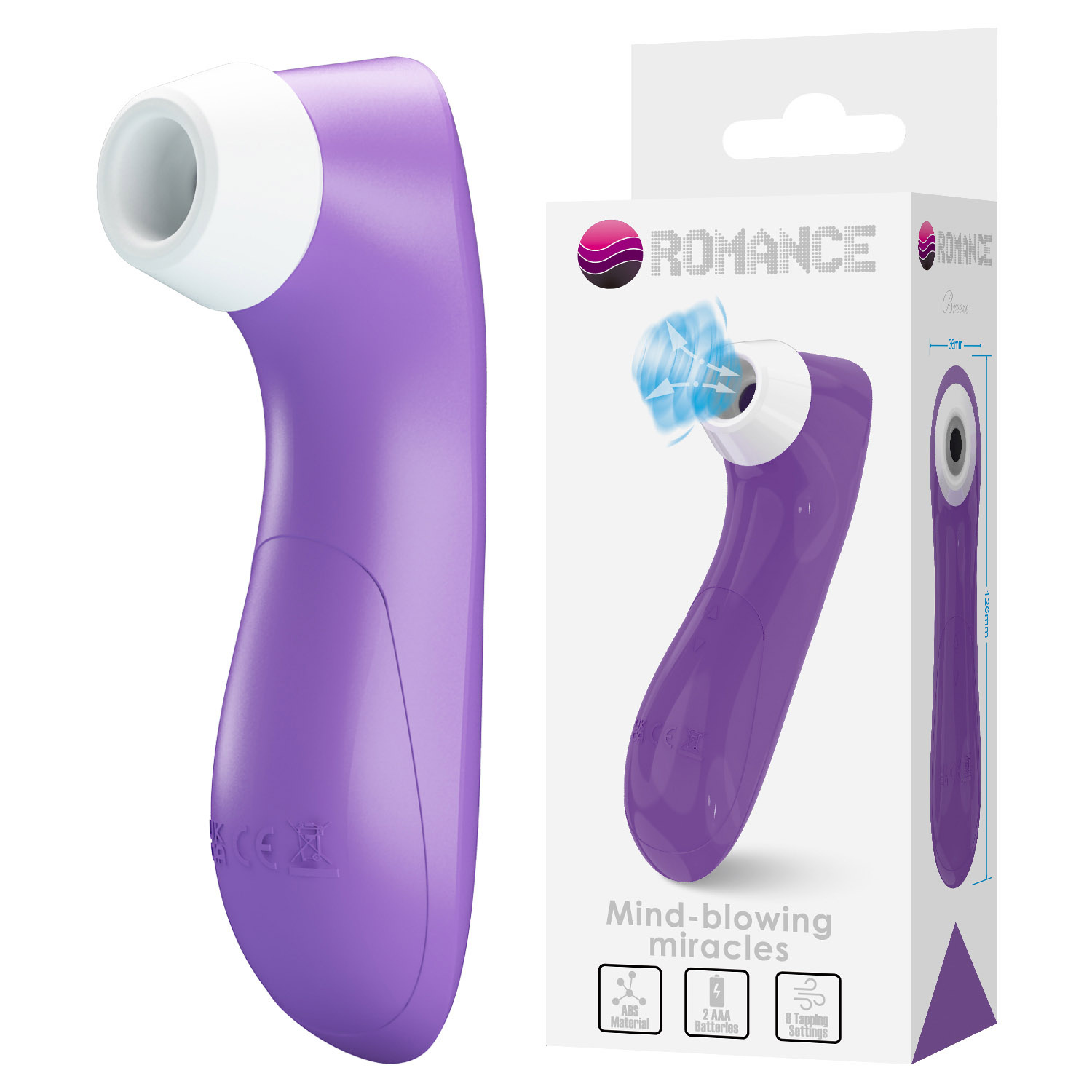 Saugender Air-Pulse Stimulator Breezer Romance Pretty Love - Lila