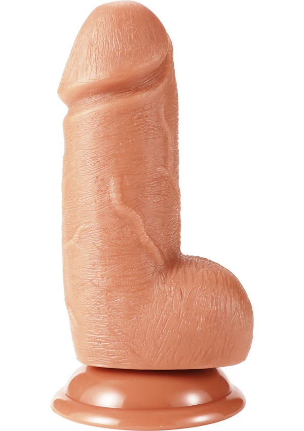 Realistischer Dildo PVC 14 cm Hautfarbe