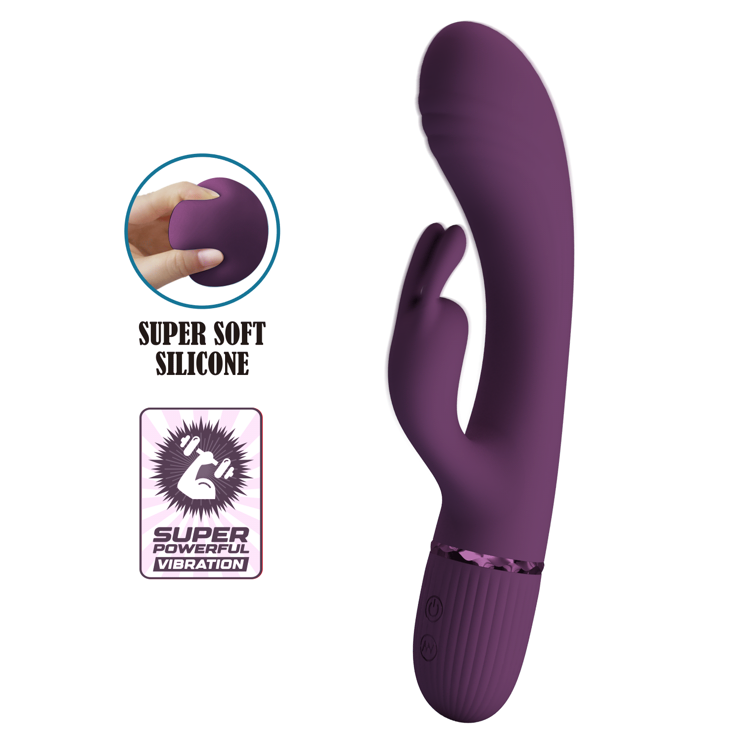 Rabbit Vibrator Pretty Love Scocco - Lila