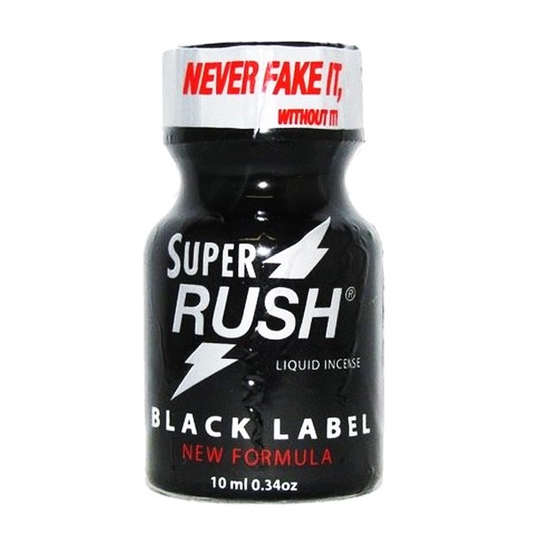 Super Rush Black Label Poppers - 10ml