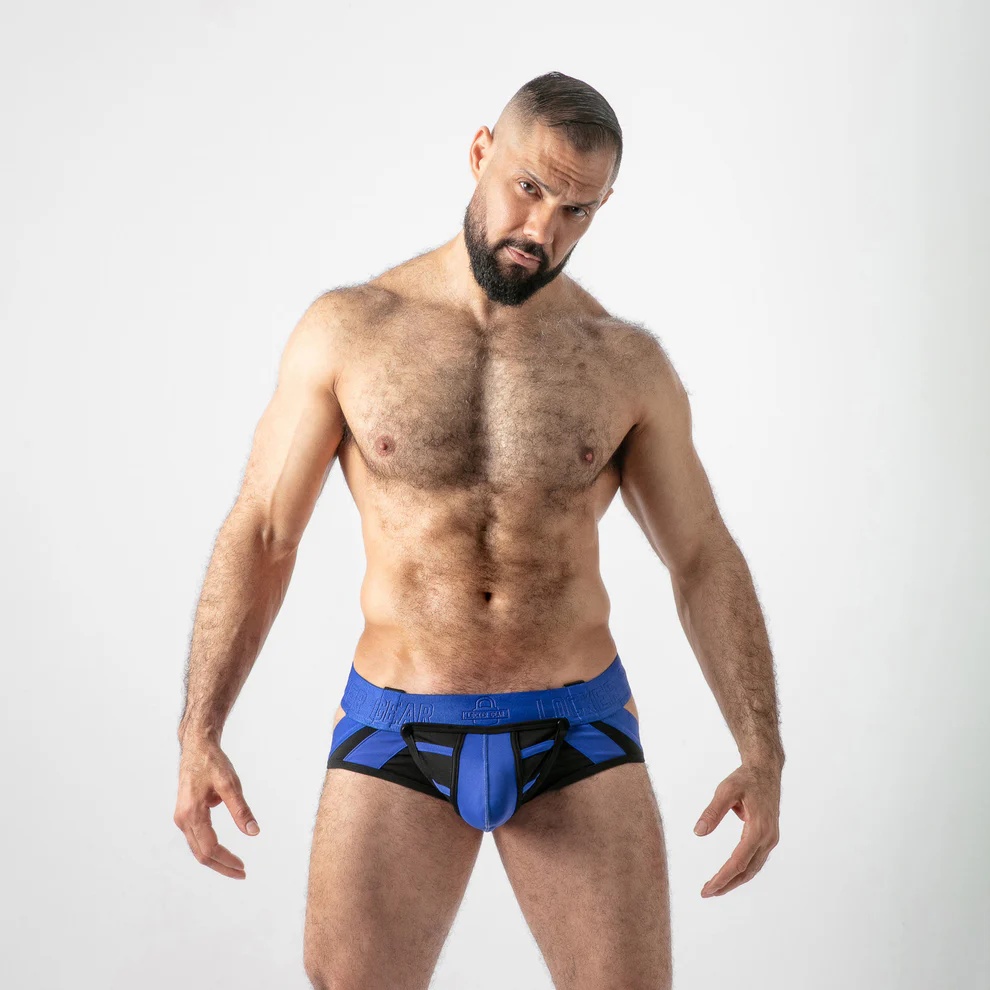Locker Gear Open Access Jock Brief - Blau