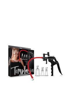 Tepel en Clitoris Pomp Set met Cilinders - Temptasia