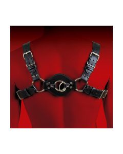 Body Harnas Man Bondage Model 4 - Zwart