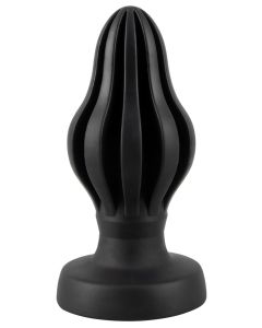 Buttplug Super Soft Zwart 11 cm