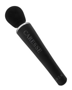 Compact Wand Vibrator CARESSE - Zwart