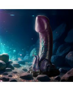 Monster Dildo Basilisk Doppelt skaliertes Vergnügen - 18 cm