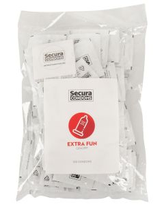 Secura Extra Fun Condooms - 100 Stuks voorkant