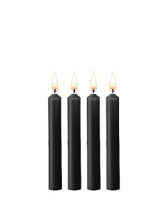 SM Kaarsen 4-Pack - Zwart