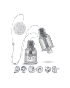 Vibrerende Tepelzuigers Titilator - Transparant