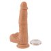 Stoßdildo mit Fernbedienung Hautfarbe