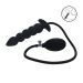 Levelz Beaded Opblaasbare Buttplug - Zwart Levelz Beaded Opblaasbare Buttplug - Zwart