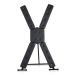 XR Brands Bondage St. Andrews Cross - Zwart XR Brands Bondage St. Andrews Cross - Zwart
