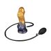 Dual Density Aufblasbarer Dildo 19 cm - Gold/Schwarz
