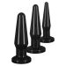 Klassisches Buttplug-Trainer-Set - Schwarz