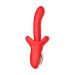 Stoßender und Quetschender Vibrator Vyron - Rot