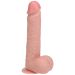 Stoßender Realistischer Vibrator Mit Hoden 20.5 cm - Hautfarbe Stoßender Realistischer Vibrator Mit Hoden 20.5 cm - Hautfarbe