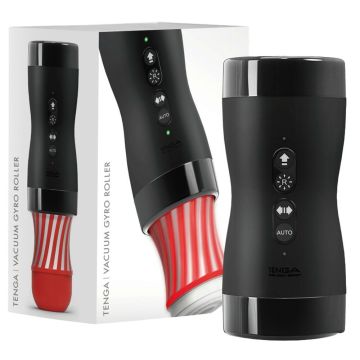 TENGA Vakuumroller mit Rotation und Saugeffekt - Schwarz
