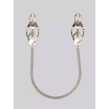 Metall-Clover-Nippelklemmen mit Kette