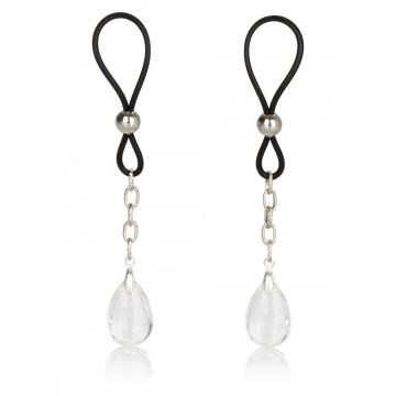 Verschiebbare Brustwarzenklemmen mit Schmuck