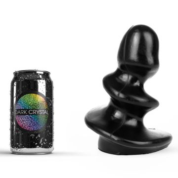 Dark Crystal Schwarzer Buttplug Naud - 17 cm