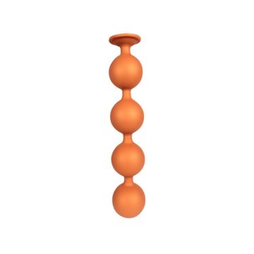Anal Beads Bulby Butt XXXL - Orange