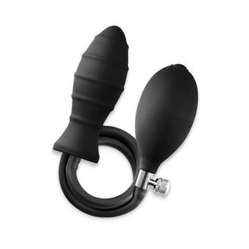 Aufblasbarer Buttplug Inflataplay - Schwarz