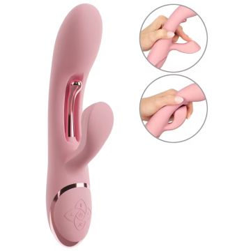 Beau Coeur Rabbit Vibrator mit Vibriertang Avenor - Rosa