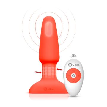 Vibrierender Buttplug Rimming 2 - Orange