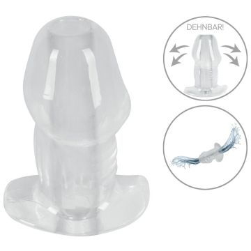 Anos Tunnel-Buttplug - Transparent
