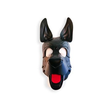 Vegan Pup Hood Masker Zwart - Brutus