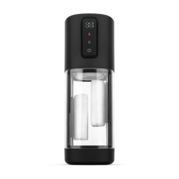 CRUIZR Verwarmende, Strelende en Vibrerende Masturbator CX11 - Zwart