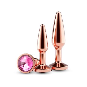 Tapered Training 3-teiliges Buttplug Set - Roségold