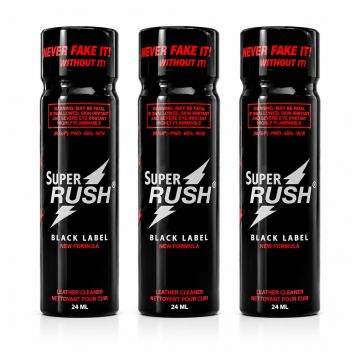 Super Rush Black Label Poppers - 3-Pack