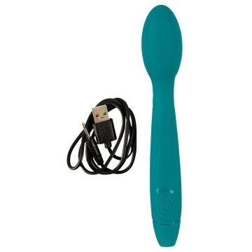 Vibrator mit Knickfunktion - Blau