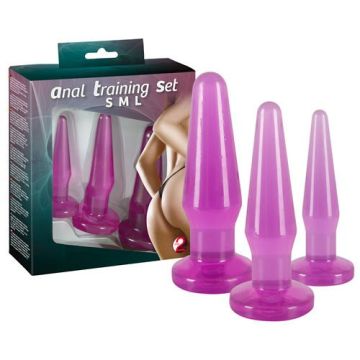Buttplug-Set - Lila