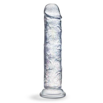 Glamor Funkelnde Transparente Dildo - 17,8 cm