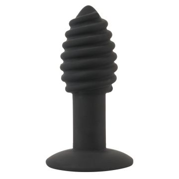 Vibrierender Buttplug Twist - Schwarz