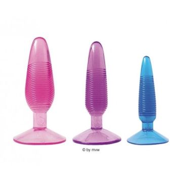 Buttplug-Set 3 Stück