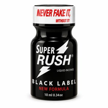 Super Rush Black Label Poppers - 10ml