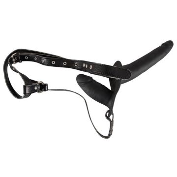 Schwarzer doppelter Strapon