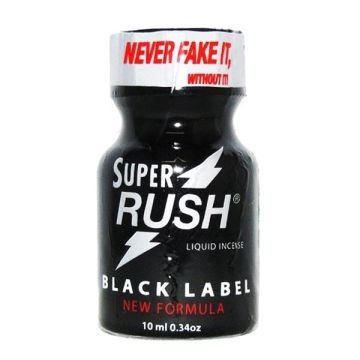 Super Rush Black Label Poppers - 10ml