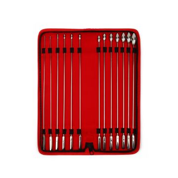Dilator Set Mr. Steel Rosebud Urethrale Sounds 13 Stück